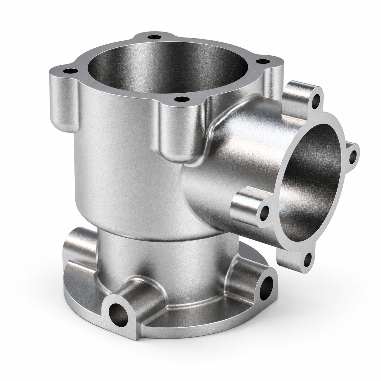 5-Axis Machined Coolant Connector